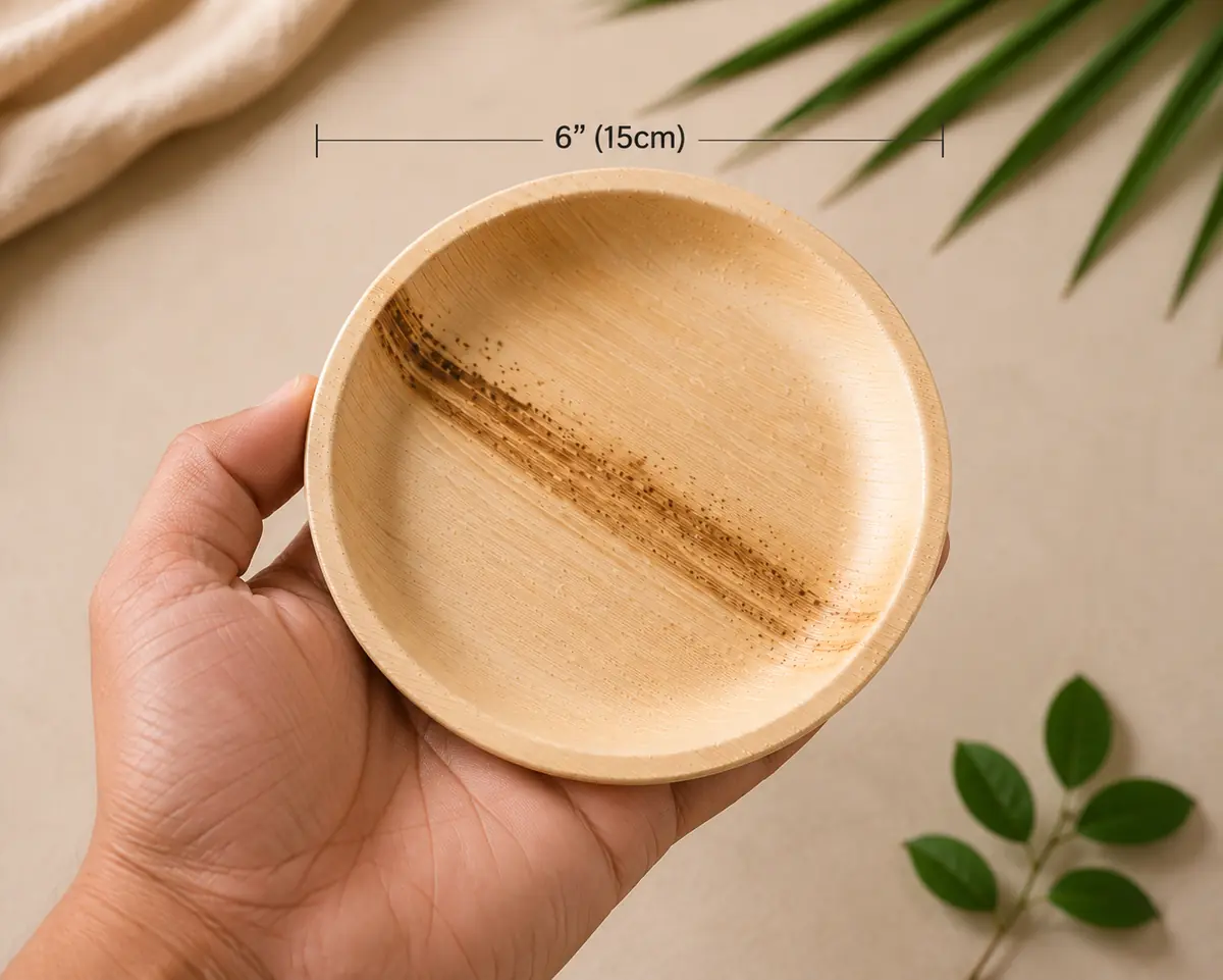 Areca Round Plates